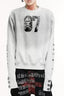 Skull Number Washed Graphic Sweatshirt