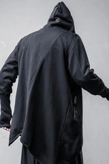 Vintage Gothic Hooded Asymmetric Coat