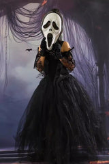 Scary Mask Outfit Kid Halloween Costume
