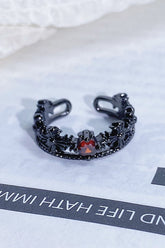 Retro Court Crown Stackable Ring