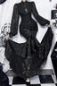Gothic High Waist Irregular Skirt