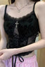 Dark Gothic Lolita Lace Patchwork Corse
