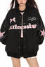 Star Bow Graphic Varsity Jackets