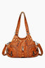 Spliced Vintage Moto Crossbody Bag