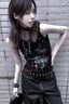 Y2K Subculture Slim American Street Sleeveless Tank Top