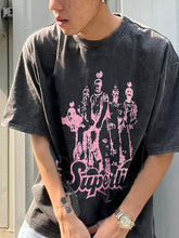 Vintage King Print Washed Heavyweight T-shirt