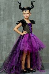 Dark Queen Dress Kid Halloween Costume