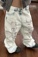 Y2K American Style Wide Leg Pants