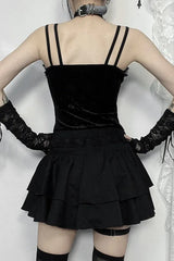 Halloween Cross Pleated Skirt