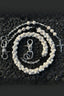 White Turquoise Bone Cross Punk Waist Chain