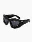 Punk Metal Studded Street Glasses