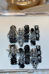 Dark Punk Gothic Rivet Press On Nails