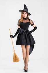 Black Witch Tailcoat Halloween Costume