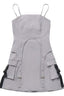 Cyber Techwear Wolf Girl Mini Dress