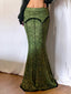 Vintage Lace Trim Mermaid Skirt