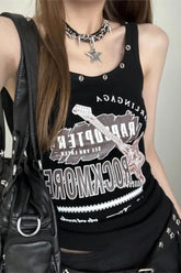 Vintage Punk Print Cami