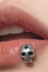 Star Skull Enamel Lip Stud