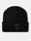 Punk Embroidered Skull Knit Hat
