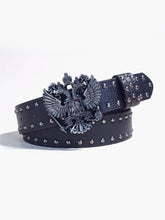 Retro Rivet Faux Leather Belt