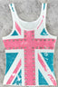 Street Style Flag Print Tank Top