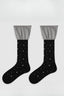 Edgy Harajuku Letter Slouchy Mid-Calf Socks