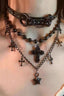 Punk Heavy Craft Clavicle Necklace
