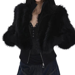 Soft Thick Pile Furry Jacket