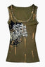 Y2K Slim Ripped Punk Tank Top