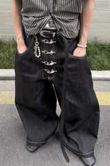 90s Style Gothic Oversize Pants