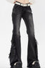Y2K High-Waist Slim Bootcut Denim Pants