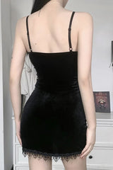 Vintage Halloween Black Swan Dress