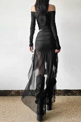 Halloween Goth Party Skirt