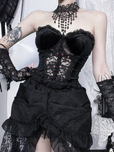 Cutout Lace Gothic Slim Boned Corset
