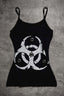 Cross Skull Graphic Vintage Y2K Dark Street Tank Top