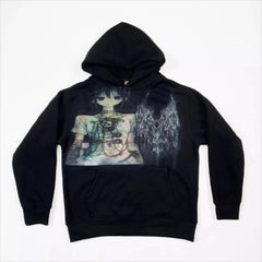 Y2K Grunge Emo Aesthetic Hoodie
