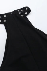 Corn Halter Bandage Sleeveless Mini Dress