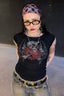 Gothic Skull Rhinestone T-Shirt