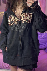 Digital Print 3D Embroidery Hoodie