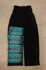 Y2K Letter Print Baggy Track Pants