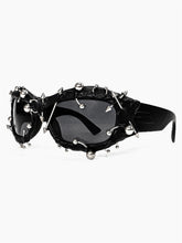 Y2K Punk Metal Studded Street Glasses