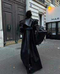 Chic Longline Trench Long Coat