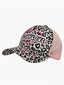 Retro Y2K Leopard Pink Heart Hat