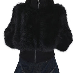 Soft Thick Pile Furry Jacket