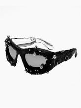 Punk Metal Studded Street Glasses