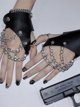 Dark Punk Half Finger Chain Bracelet