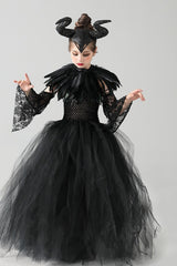 Maleficent Style Kid Halloween Costume