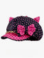 Street Bow Leopard Beret Hat