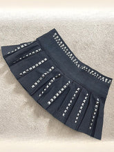 Gothic Rhinestone A-line Skirt