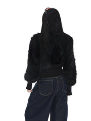 Soft Thick Pile Furry Jacket