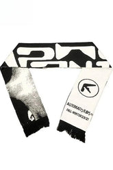 Y2K Aphex Twin Hip-Hop Knit Scarf